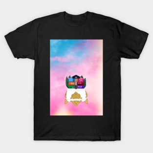 Lover House Snow Globe with Lover Sky Background Phone Case T-Shirt